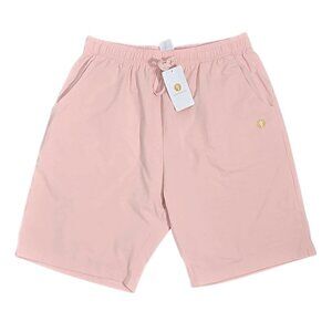NWT | Men's Pastel Pink Elastic Drawstring Casual Shorts Back Pocket | Medium